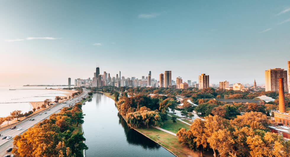 Chicago Illinois skyline