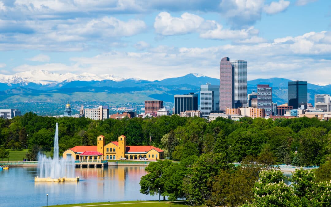 Denver Colorado Business Skyline