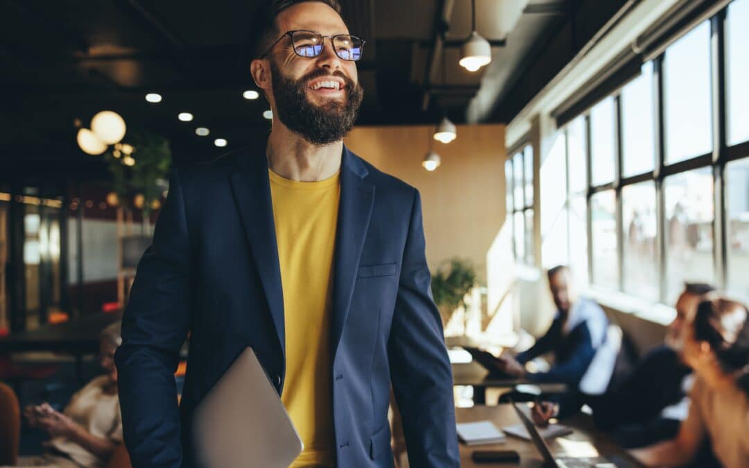 young bearded entrepreneur